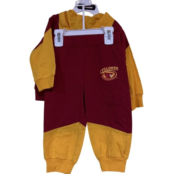 NEW Iowa State Cyclones Colosseum 2 Piece Outfit Set Hoodie Pants Infant 6-12 MO - Picture 4 of 5